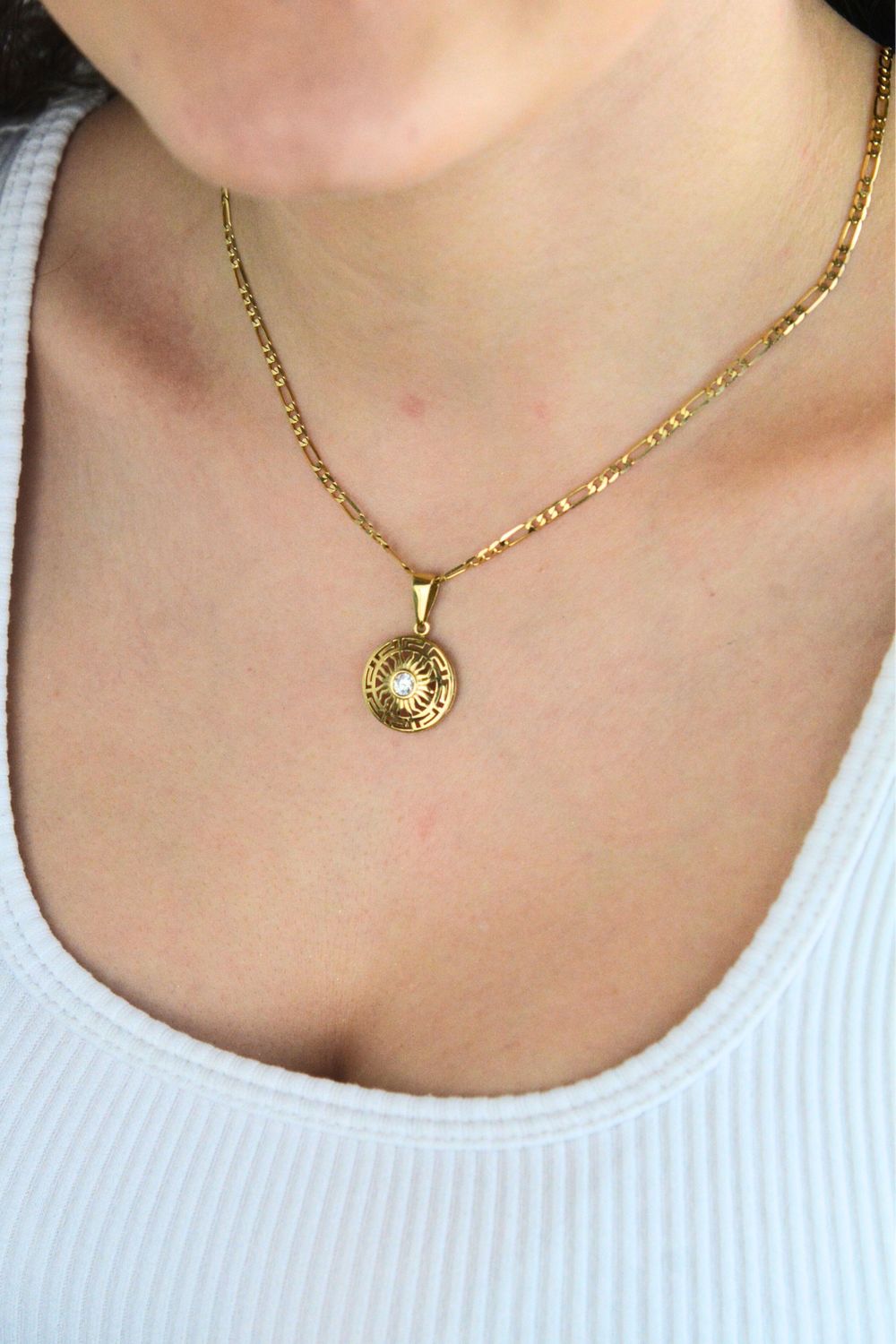 Złoty łańcuszek Figaro 585 – szerokość 2,5 mm (2).jpg